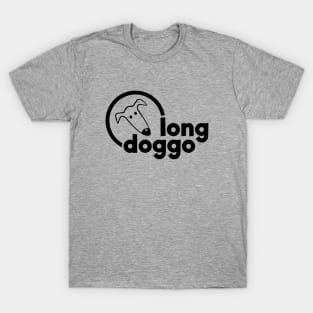 Long Doggo Greyhound Face T-Shirt